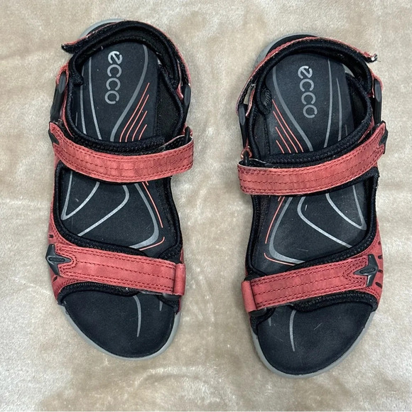 Ecco Sport Terra 2S Leather Sandal - Size 5 - Picture 5 of 12